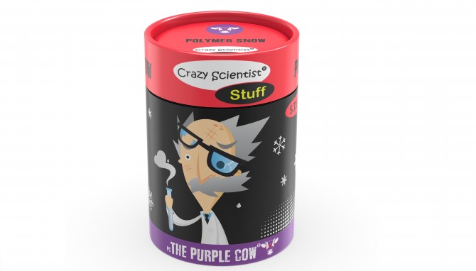 Mini eksperymenty The Purple Cow - Sztuczny śnieg
